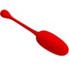 Pretty Love Knucker — Vibrating Egg, Silicone, Red — Clitoral Stimulators