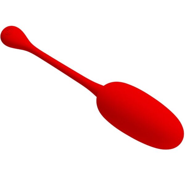 Pretty Love Knucker — Vibrating Egg, Silicone, Red — Clitoral Stimulators