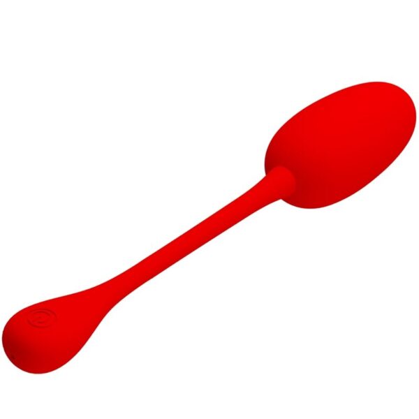 Pretty Love Knucker — Vibrating Egg, Silicone, Red — Clitoral Stimulators — view 2