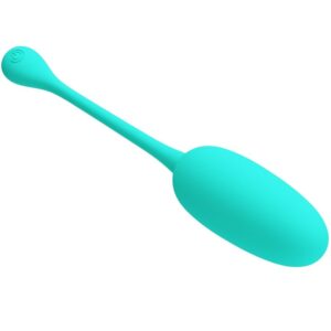 Pretty Love Knucker — Vibrating Egg, Silicone, Aqua Green — Clitoral Stimulators