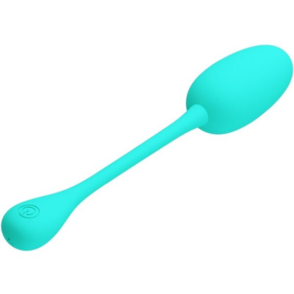 Pretty Love Knucker — Vibrating Egg, Silicone, Aqua Green — Clitoral Stimulators — view 5