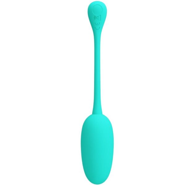 Pretty Love Knucker — Vibrating Egg, Silicone, Aqua Green — Clitoral Stimulators — view 3