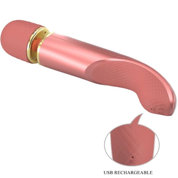 Pretty Love — Wand Massager, Rechargeable, Pink — Clitoral Stimulators — view 9