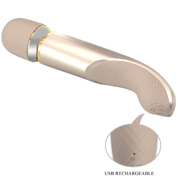 Pretty Love — Wand Massager, Rechargeable, Champagne — Handheld Massagers — view 10