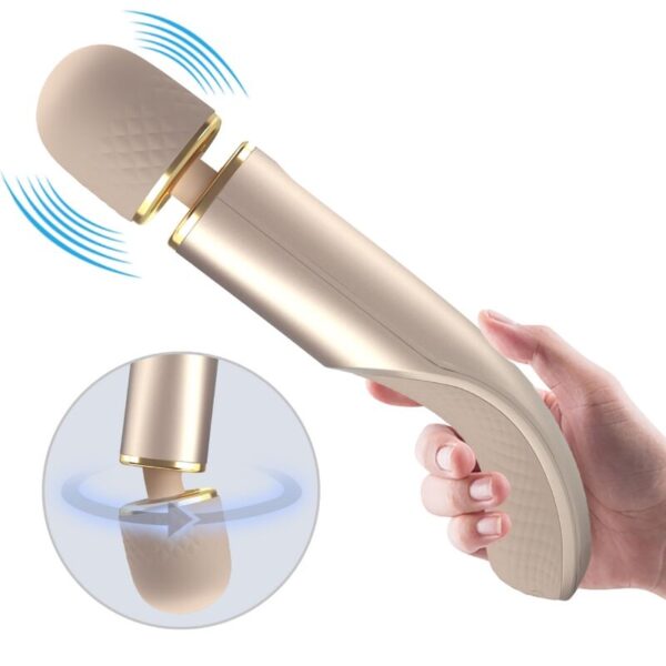 Pretty Love — Wand Massager, Rechargeable, Champagne — Handheld Massagers — view 6