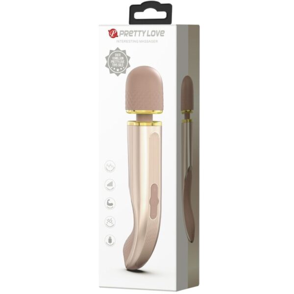 Pretty Love — Wand Massager, Rechargeable, Champagne — Handheld Massagers — view 5