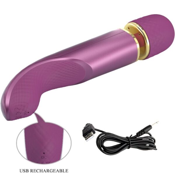 Pretty Love — Wand Massager, Rechargeable, Purple — Clitoral Stimulators — view 7