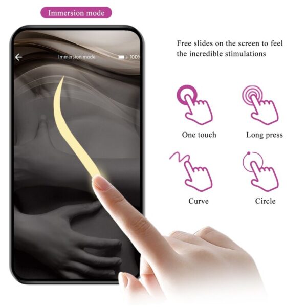 Pretty Love Jayleen — Couples Vibrator, App-Controlled, Purple — App-Controlled Sex Toys — view 17