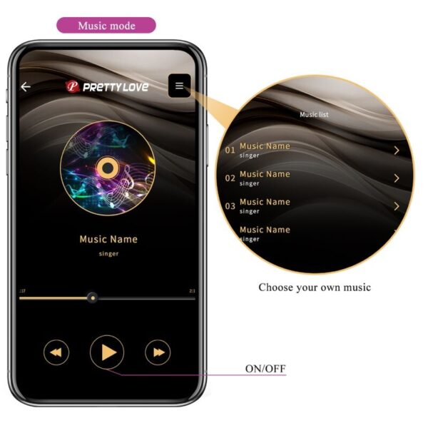 Pretty Love Jayleen — Couples Vibrator, App-Controlled, Purple — App-Controlled Sex Toys — view 10