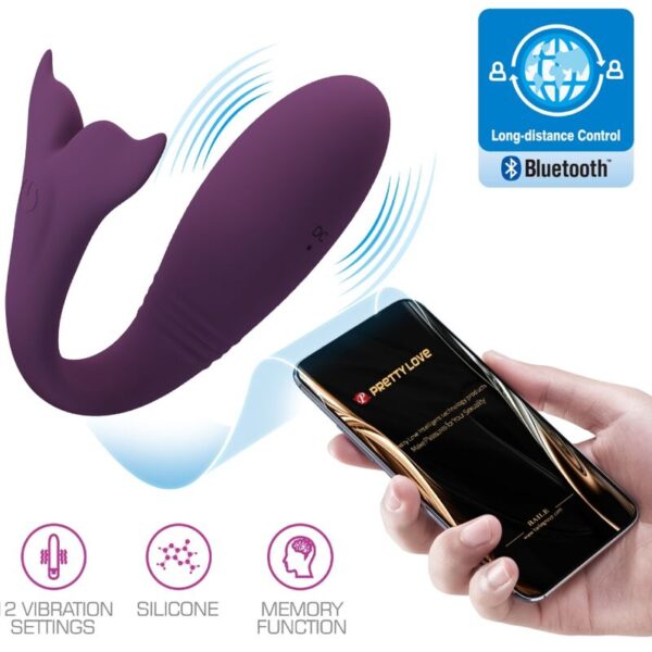 Pretty Love Jayleen — Couples Vibrator, App-Controlled, Purple — App-Controlled Sex Toys