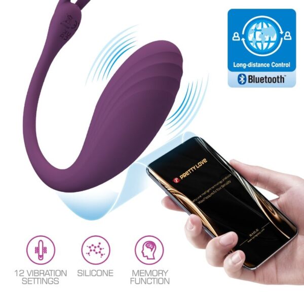 Pretty Love Catalina — Wearable Vibrator, App-Controlled, Purple — App-Controlled Sex Toys