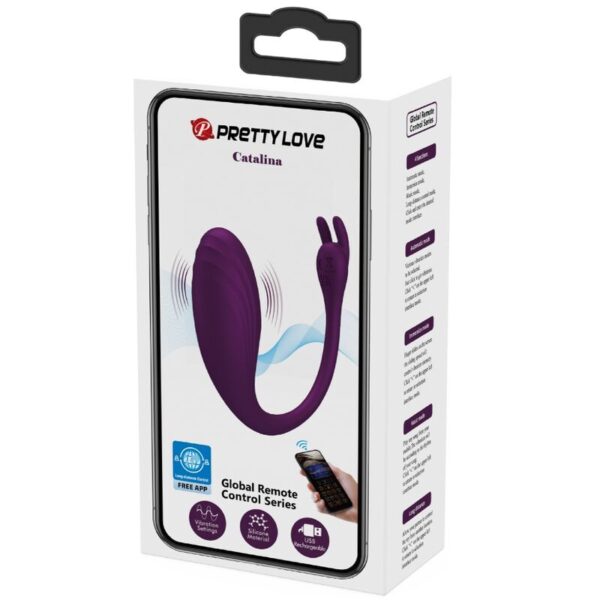 Pretty Love Catalina — Wearable Vibrator, App-Controlled, Purple — App-Controlled Sex Toys — view 14