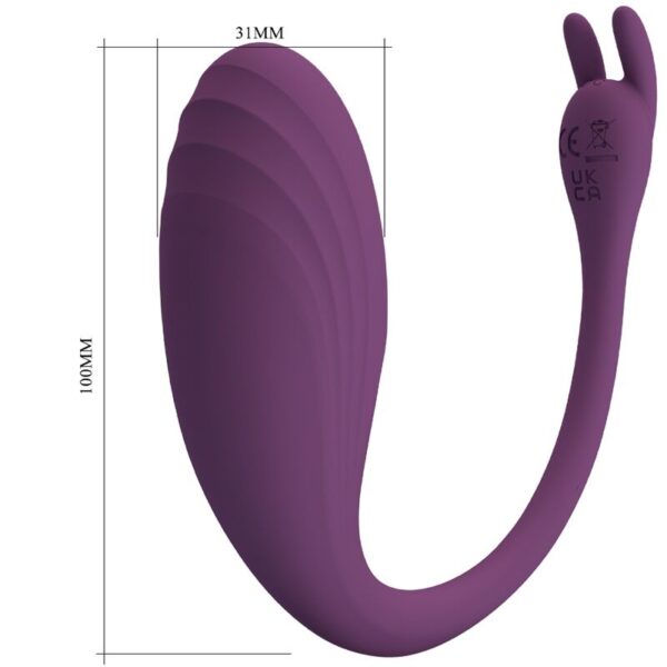 Pretty Love Catalina — Wearable Vibrator, App-Controlled, Purple — App-Controlled Sex Toys — view 12