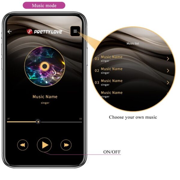 Pretty Love Catalina — Wearable Vibrator, App-Controlled, Purple — App-Controlled Sex Toys — view 8