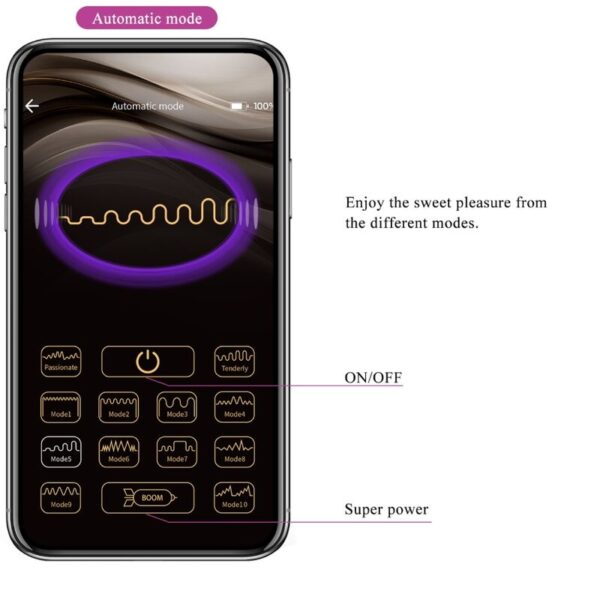 Pretty Love Catalina — Wearable Vibrator, App-Controlled, Purple — App-Controlled Sex Toys — view 6