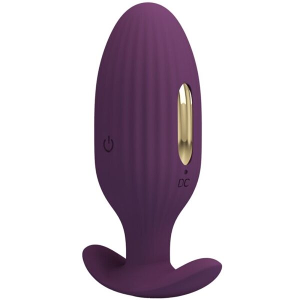 Pretty Love Jefferson — Vibrating Butt Plug, Purple — Anal — view 3