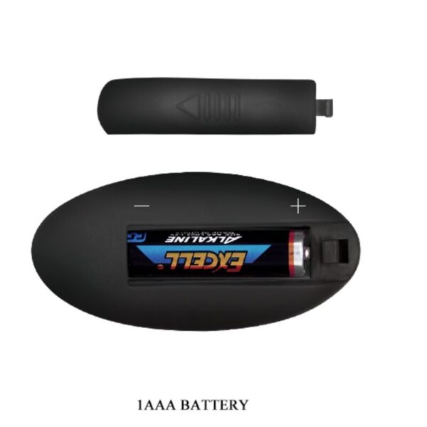 Mr Play Powerful — Vibrating Butt Plug, Remote Control, Black — Anal — view 7