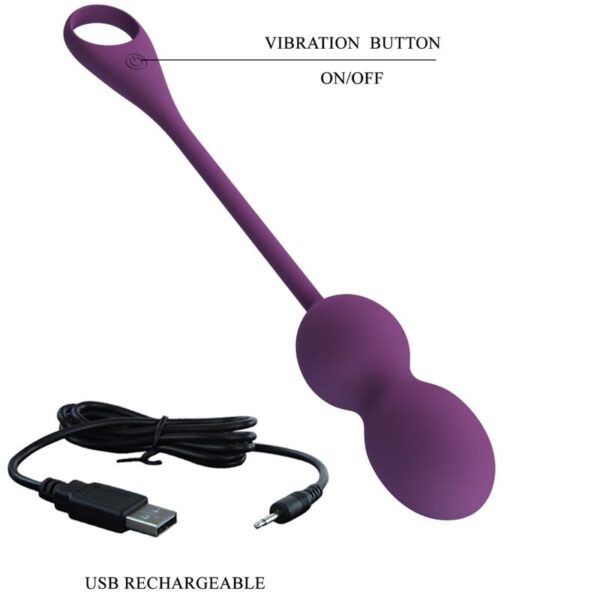 Pretty Love Elvira — Kegel Balls, App-Controlled, Purple — App-Controlled Sex Toys — view 8