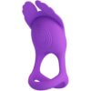 Pretty Love Silas — Vibrating Cock Ring, Rechargeable, Purple — Cock Rings
