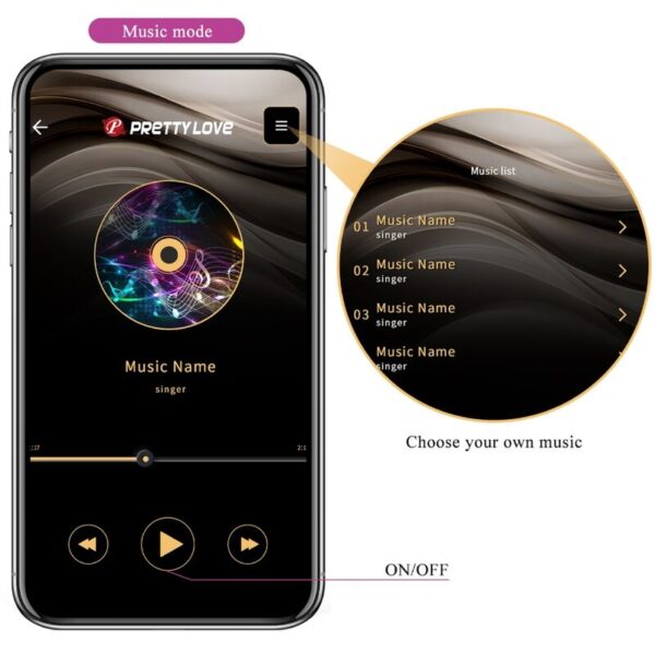 Pretty Love Billy — Couples Vibrator, App-Controlled, Purple — App-Controlled Sex Toys — view 15