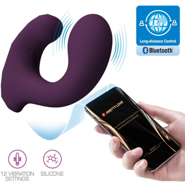 Pretty Love Billy — Couples Vibrator, App-Controlled, Purple — App-Controlled Sex Toys