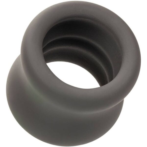 CalExotics Alpha — Ball Stretcher, Silicone, Black — Classic Cock Rings — view 10