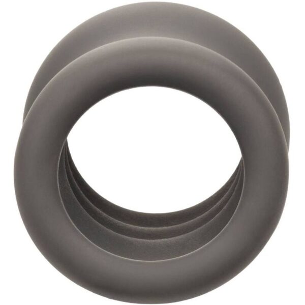 CalExotics Alpha — Ball Stretcher, Silicone, Black — Classic Cock Rings — view 8