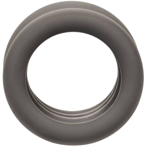 CalExotics Alpha — Ball Stretcher, Silicone, Black — Classic Cock Rings — view 4