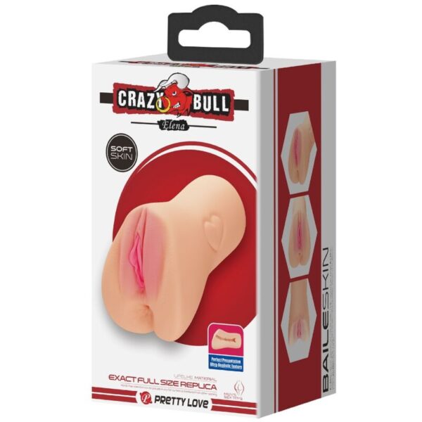 Crazy Bull Elena — Male Masturbator, Waterproof — Manual Strokers — view 5
