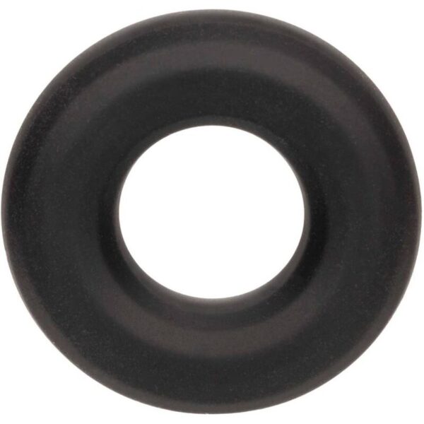 CalExotics Alpha Prolong — Cock Ring, Silicone, Medium, Black — Classic Cock Rings — view 5