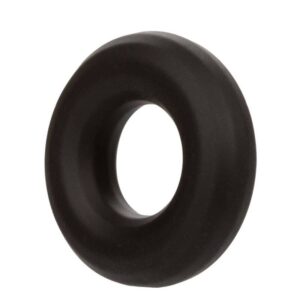 CalExotics Alpha Prolong — Cock Ring, Silicone, Medium, Black — Classic Cock Rings — view 4