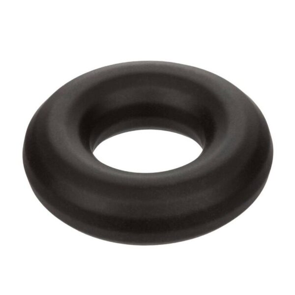 CalExotics Alpha Prolong — Cock Ring, Silicone, Medium, Black — Classic Cock Rings — view 3