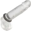CalExotics Alpha Prolong Prismatic — Cock Ring, Silicone, Grey — Classic Cock Rings