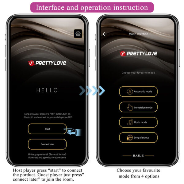 Pretty Love Hector — Vibrator, App-Controlled, Electroshock — App-Controlled Sex Toys — view 15