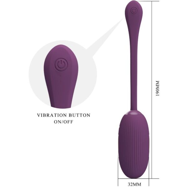 Pretty Love Doreen — Vibrating Egg, App-Controlled, Purple — App-Controlled Sex Toys — view 5