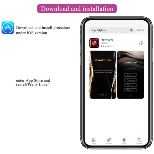 Pretty Love Doreen — Vibrating Egg, App-Controlled, Purple — App-Controlled Sex Toys — view 9