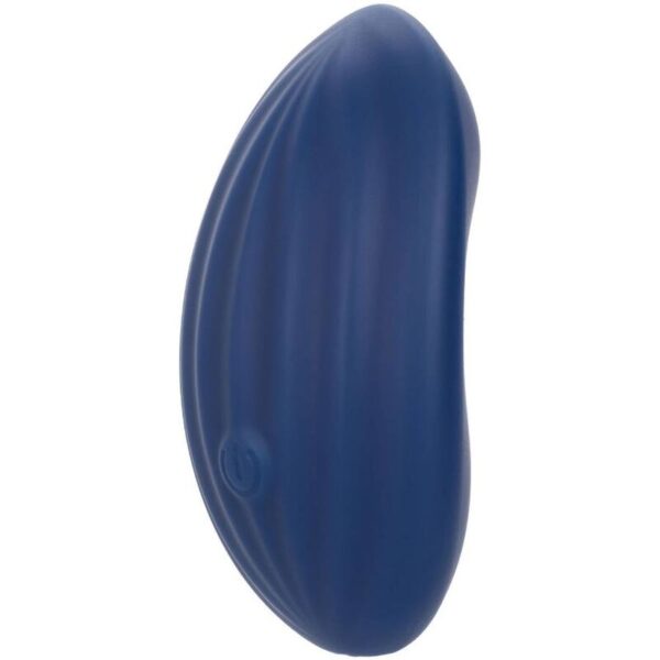 CalExotics Cashmere Velvet Curve — Vibrator, Rechargeable, Blue — Clitoral Stimulators — view 3