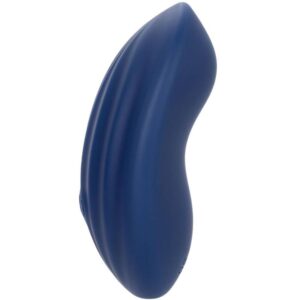 CalExotics Cashmere Velvet Curve — Vibrator, Rechargeable, Blue — Clitoral Stimulators — view 4