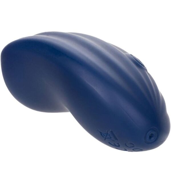 CalExotics Cashmere Velvet Curve — Vibrator, Rechargeable, Blue — Clitoral Stimulators — view 6
