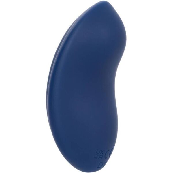 CalExotics Cashmere Velvet Curve — Vibrator, Rechargeable, Blue — Clitoral Stimulators — view 7