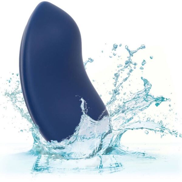 CalExotics Cashmere Velvet Curve — Vibrator, Rechargeable, Blue — Clitoral Stimulators — view 10