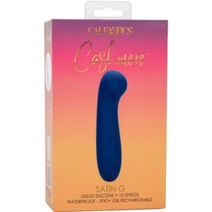 CalExotics Cashmere Satin G — Personal Massager, Waterproof, Blue — Clitoral Stimulators — view 3