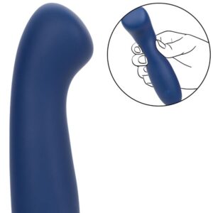CalExotics Cashmere Satin G — Personal Massager, Waterproof, Blue — Clitoral Stimulators — view 2