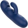 CalExotics Cashmere Silk Duo — G-Spot Vibrator, Waterproof, Blue — Clitoral Toys