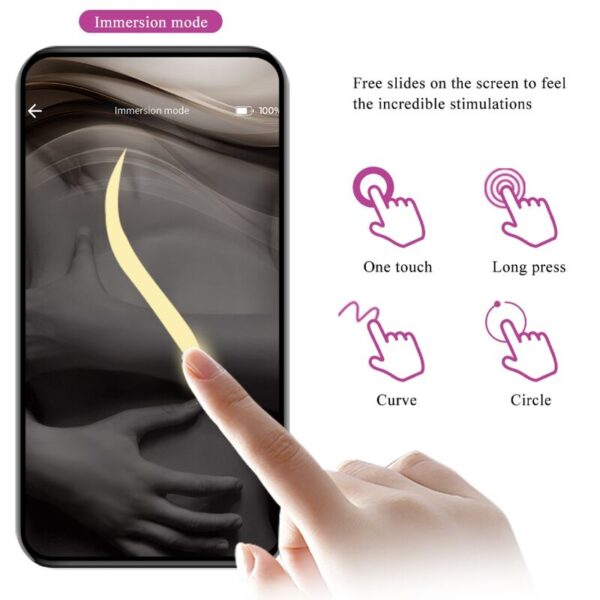 Pretty Love Abner — Vibrating Egg, App-Controlled, Purple — App-Controlled Sex Toys — view 12