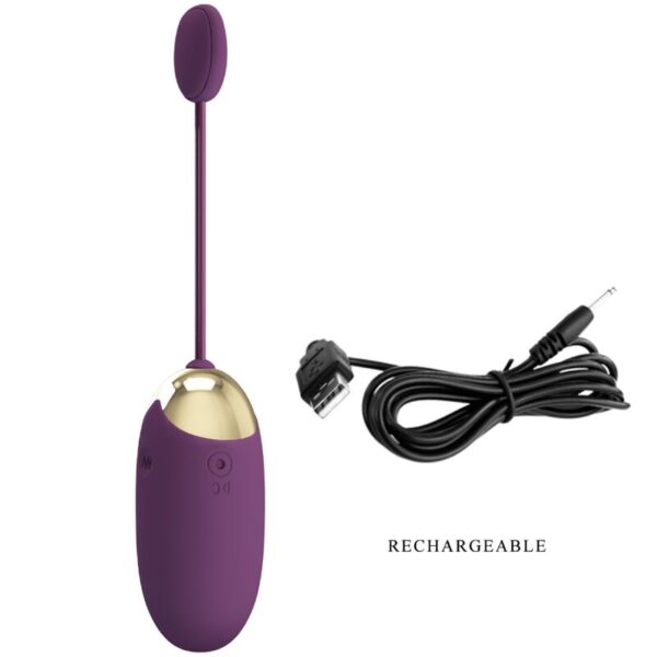 Pretty Love Abner — Vibrating Egg, App-Controlled, Purple — App-Controlled Sex Toys — view 11