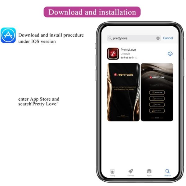 Pretty Love Abner — Vibrating Egg, App-Controlled, Purple — App-Controlled Sex Toys — view 9