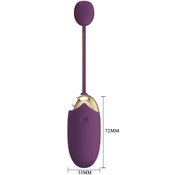 Pretty Love Abner — Vibrating Egg, App-Controlled, Purple — App-Controlled Sex Toys — view 2