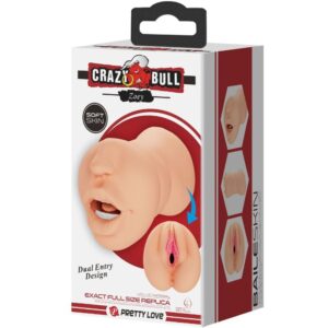 Crazy Bull Zoey — Male Masturbator, Waterproof, Dual Entry — Manual Strokers — view 4
