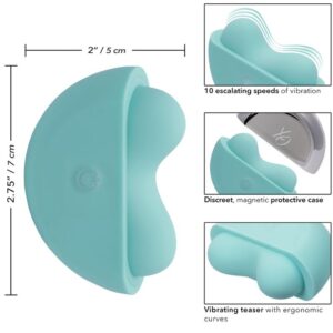 CalExotics Ovation Applause — Clitoral Vibrator, Aqua Green — Clitoral Stimulators — view 4